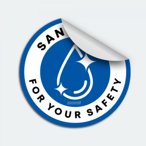 Sanitized for Your Safety Auto Dealer Decals